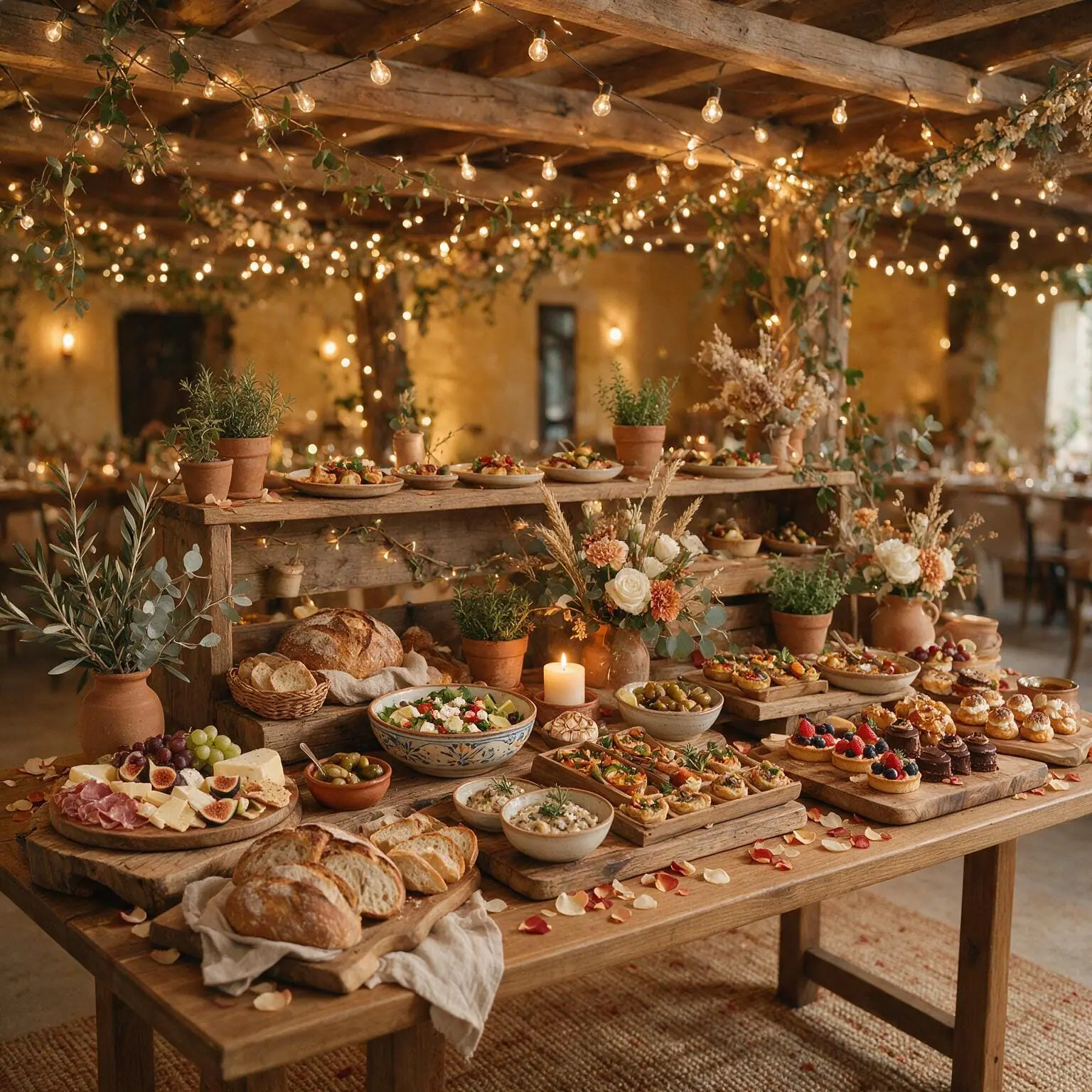 stations wedding food catering